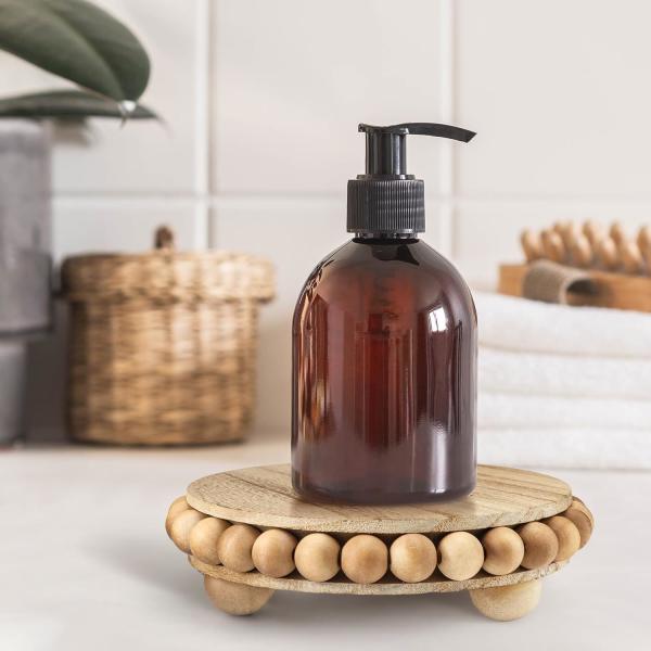 Custom Wooden Farmhouse Pedestal Display Stand for Tiered Trays