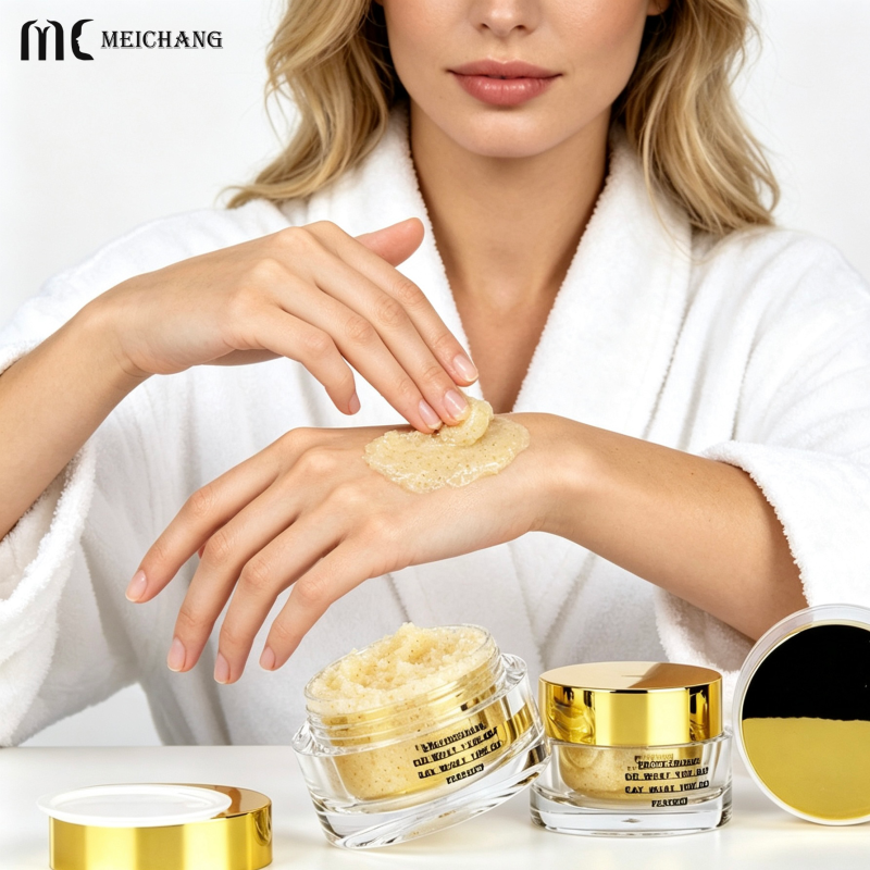 15G,30G 50G Luxury Double-Wall Acrylic Cream Jar for Moisturizers & Eye Creams Custom Logo Cosmetic Packaging(MC-515)