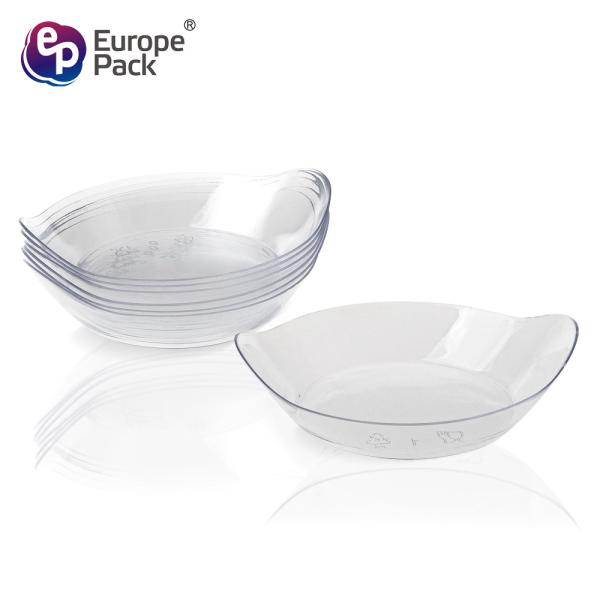 Hot sell popular cheap plastic small restaurant serving dishes for weddings