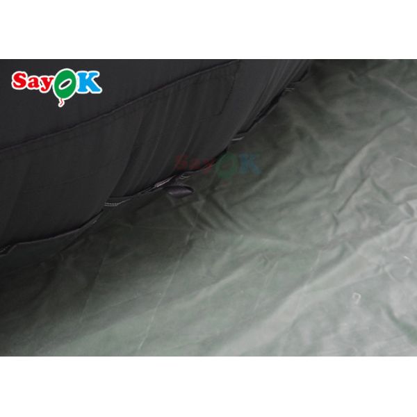 Милый Санта-Клаус духа украшений рождества крупного плана СИД гигантский раздувной