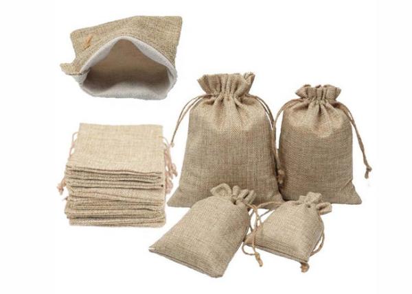 Saco de cordão de múltiplos propósitos de serapilheira, sacos antiusura da juta para feijões de café