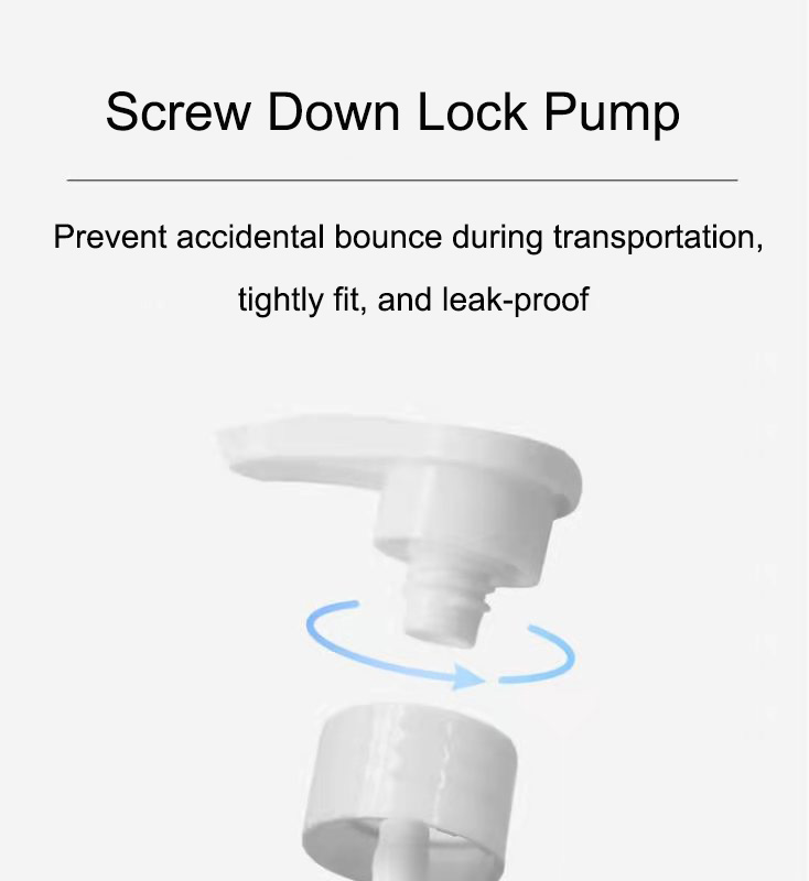 Square Head  24/410 33/410 Pump Head PP Plastic Press Conditioner Shampoo Soap Shower Gel Lotion Pump  Dispenser