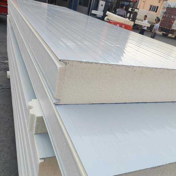50mm-250mm PU Sandwich Wall Panel For Clean Room / Cold Room