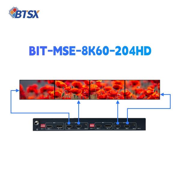 Video Wall Controller Max Input Resolution 1×2 7680×2160P60 Power Supply 12V/2A DC adapter included Real-time Processing