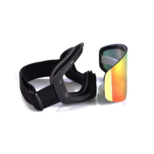Lente anti al aire libre de Ski Goggles With Magnetic Colorful de la nieve de la niebla