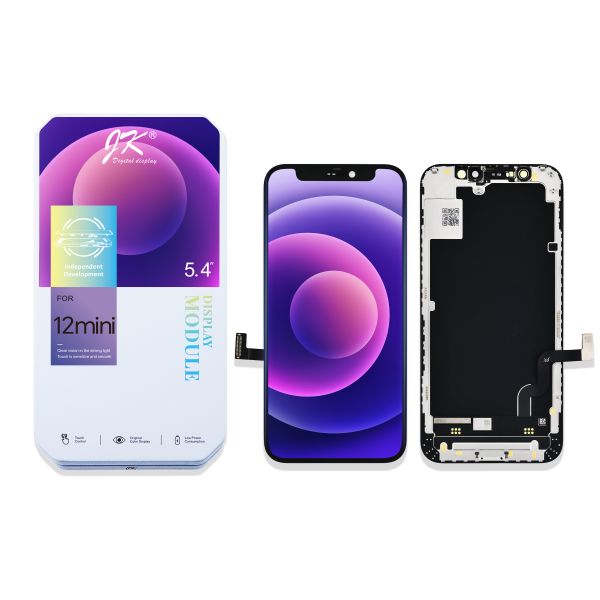 Factory Price JK Incell LCD Screen for iPhone 12 Mini with 650±50 Cd/m2 Brightness 1080*2340 Resolution 5.4 Inch Display Assembly