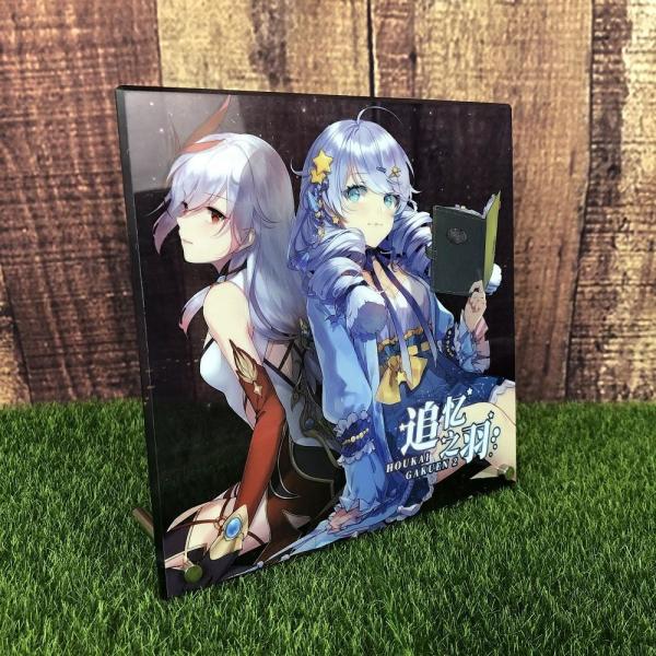 Customized Acrylic display board/advertising display board with Anime figure/star/Cartoon figure/Company Logo Printed