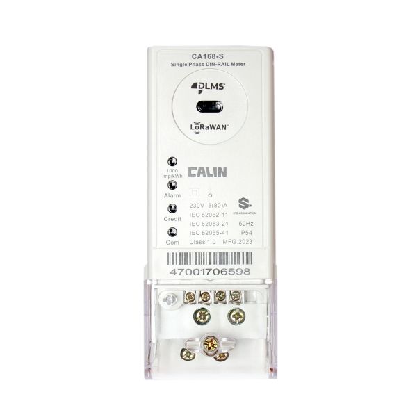 LoraWAN Din-rail Single Phase Electricity Meter for Mini-grid and Submetering Project Customizable Cloud Server Include