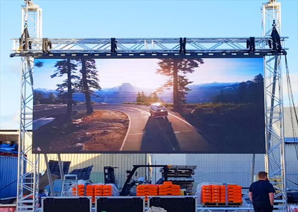 High Brightness HD Video Function P3.91 LED Display Screen For Stage Background Rental