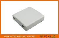Boîte de bâti de mur de câble optique de fibre, Sc FC d'interface d'adaptateur de prise murale de FTTH 86