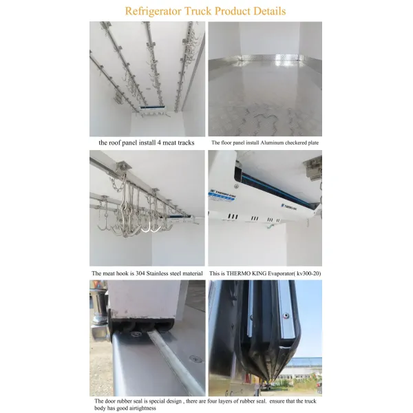 Diesel Fuel Mini Refrigerator Truck For Fruit / Vegetable Transport