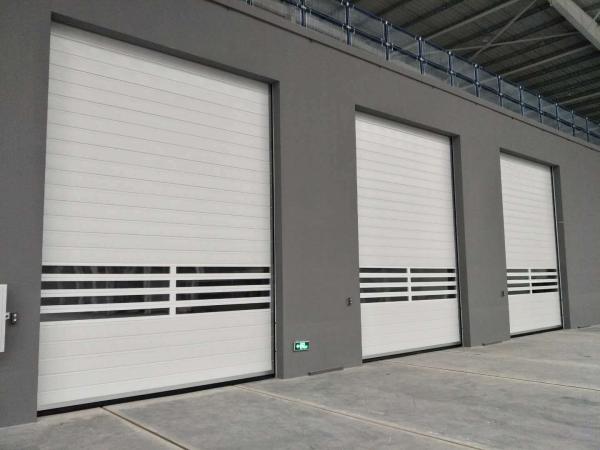 Residential Grade High Speed Aluminum Alloy Roll up Garage Door with Remote Control