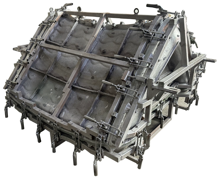 Moulins en alliage d'aluminium à moulage rotatif OEM