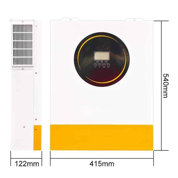 48V 8.5KVA 11KVA Hybrid Solar Inverter Single Phase Pure Sine Wave Off Grid Solar Inverter 8.5kw 11kw MPPT Solar Inverter Work Without Battery