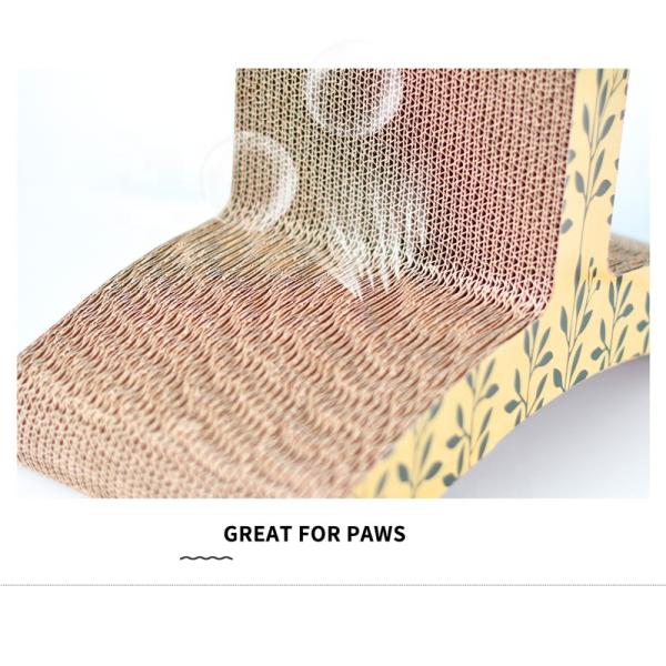 High Quality Corrugated Paper Material Environmental Protection Inverted T Cat Scratch Board