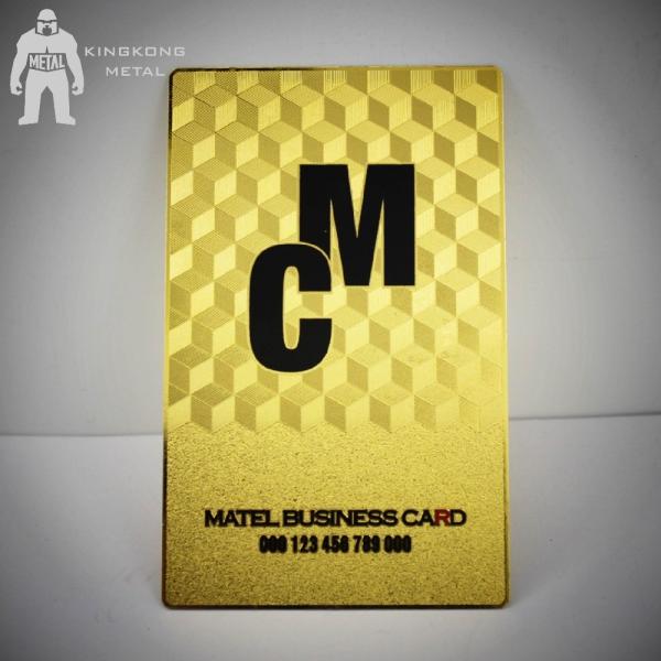 Gold Membership VIP Metal Business Card VIP Card Made By Stainless Steel CR80