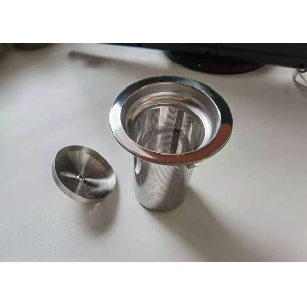 5cm Reusable Sus304 FDA Metal Tea Strainer With Lid
