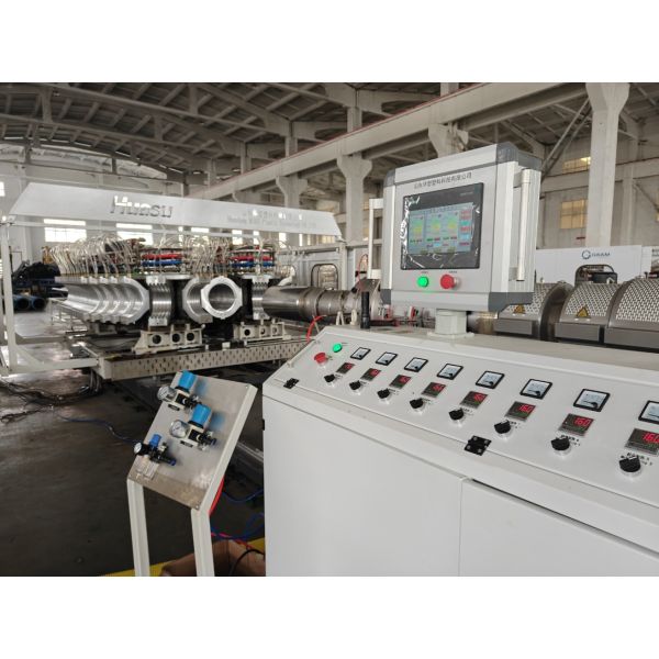 Water Drainage Twin Screw PE Pvc Pipe Extruder