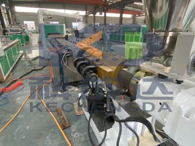 Automatic Twin Screw PVC Online Laminated Ceiling Gusset Partition Board Extruder