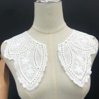 Embroidery Collar de algodão puro perfurado oco Patrão de renda Falso Collar Vestido de casamento acessórios DIY