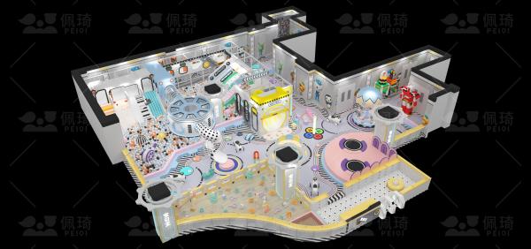 Attractive Indoor Soft Play Equipment Naughty Castle Paradise CE Certificated