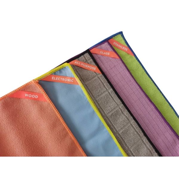 Microfiber Cleaning Cloth Set Household Cleaning Dusting Bathroom Kitchen Cars Reusable
