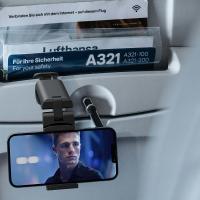 Soporte móvil giratorio del plegamiento del tenedor 360 multifuncionales ajustables del teléfono de la abrazadera