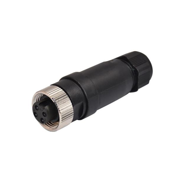 7/8 de homem ou de fêmea impermeável do conector do conjunto IP67 4P para a indústria