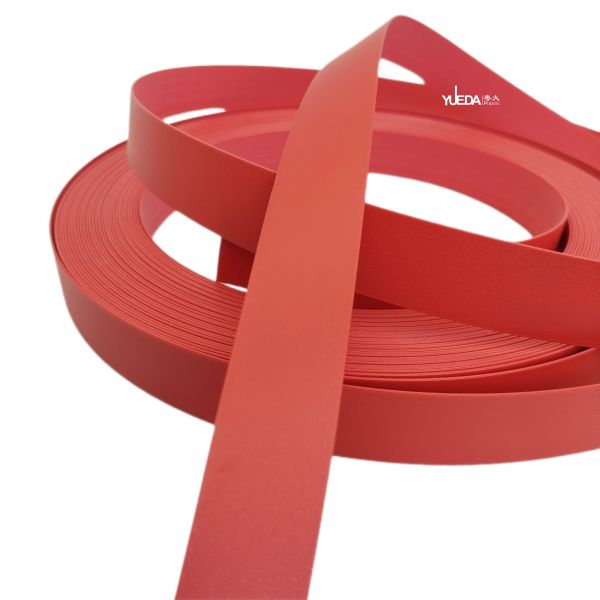 Yueda A1117 Edge Banding Eco - friendly PVC Long lasting Bright Red & High Adaptability for Furniture Edging