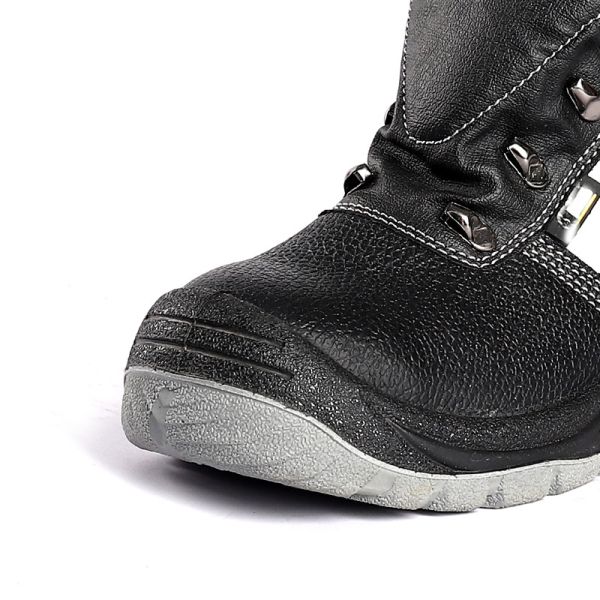 Steel Toe Men'S Women Construction Site Safety Shoes Genuine Leather Strong Insoles Work Boots
