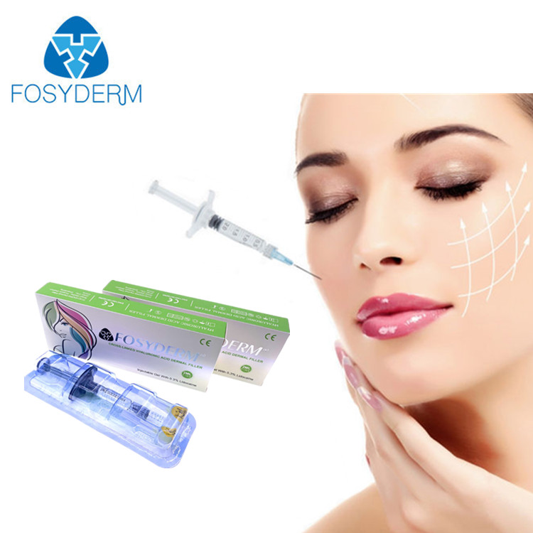 Fosyderm 2 мл Гиалуроновая кислота Dermal Filler для морщин лица губы подбородок щеки