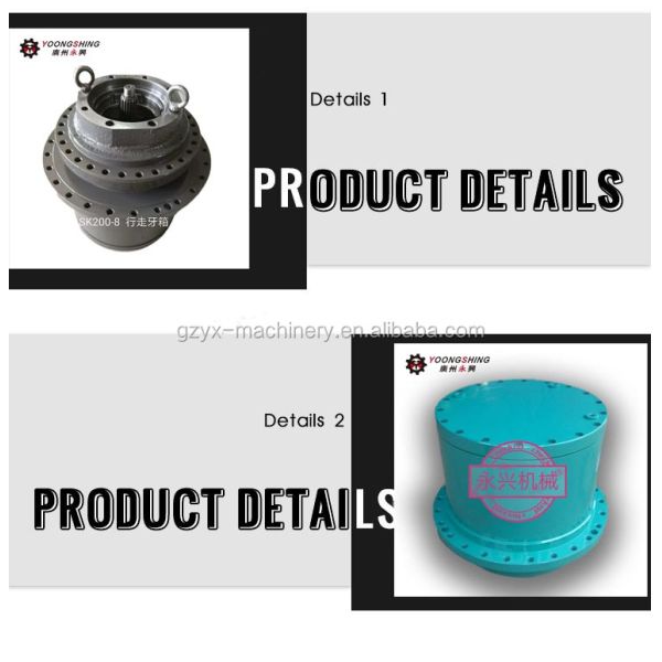 SK200-8 Excavator Drive Motor Kobelco Final Drive With 26 Holes