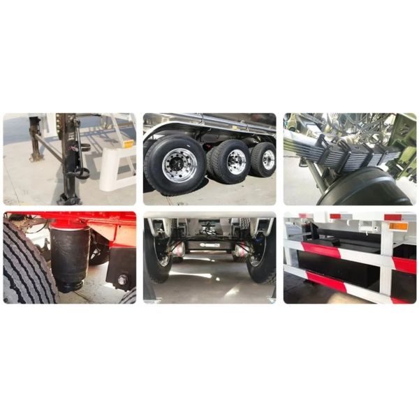 Customization Low Bed Truck Semi Trailer for Trucks Spare Parts