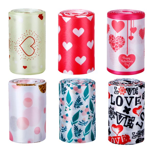 Cinturón de bordes con cable Blanco Negro Oro Rojo Cinta de color sólido para la decoración del Día de San Valentín