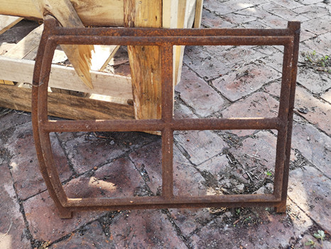 Classical Decorative Furniture Cast Iron Windows H49xW37CM Arch Mirror Wall Decor