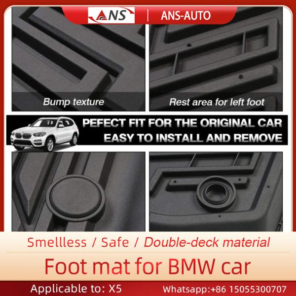 Custom 29inches Odorless Bmw X3 All Weather Floor Mats 2 Row Liner Set