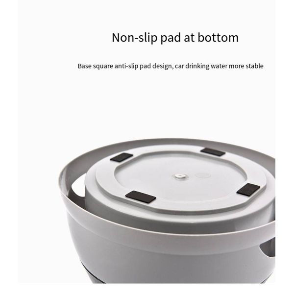 Нескользящий автомобиль питьевая чаша с водой немокрая ротная чаша для собак и кошек