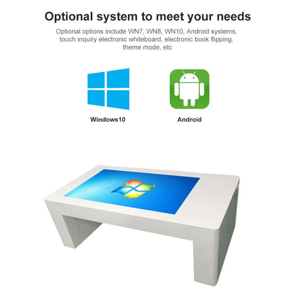 43 inch object recognition restaurants smart digital interactive price multitouch coffee table with android