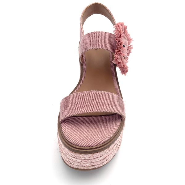 Женская эспадрильная обувь из холста с хлопчатобумажной подкладкой