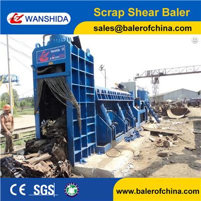 WANSHIDA Hydraulic Scrap Metal Shear Baler for Waste Car Bodies Light Scrap Metal Copper Steel