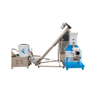 linha de produção máquina de 1.5cm Dia Floating Fish Pet Feed 17*1.2*2.2m da extrusora