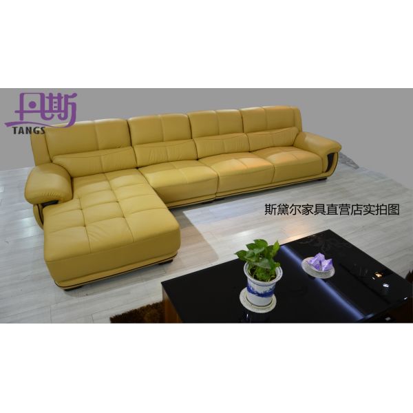Genuine leather sofa home furniture h989