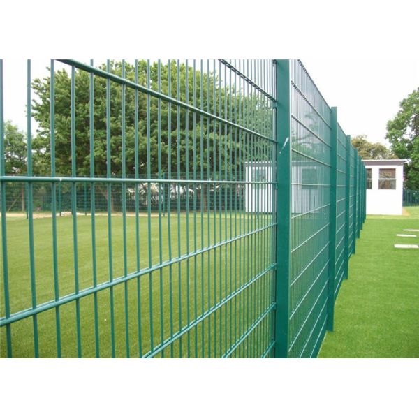 545mm Double Wire Mesh Fence / Powder Coated Wire Mesh Garden Fence Panels