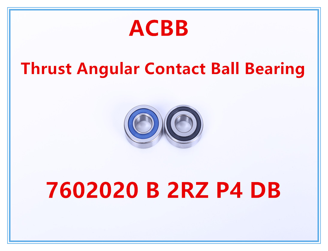 7602020 ригидность DB b 2RZ P4 высокая толкнула угловой шарикоподшипник контакта