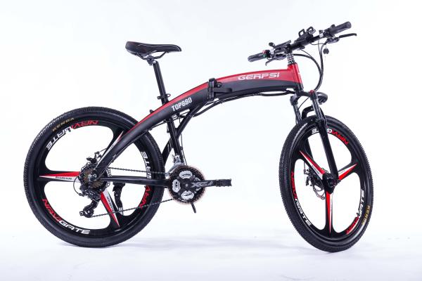 Foldable 26 Inch Electric Bicycle 250W Integrated Wheel 36v Battery