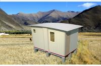 L'abri portatif préfabriqué bon marché de secours modulaire assemblent vite la Chambre pliable, maison mobile