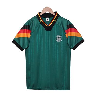 Allemagne 1992 Retro Football Jersey personnalisé