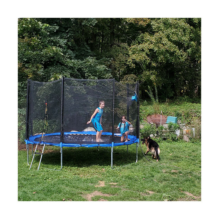 Experience the Joy of Bouncing with AJUNION 10ft Park Trampoline and Enclosure Net