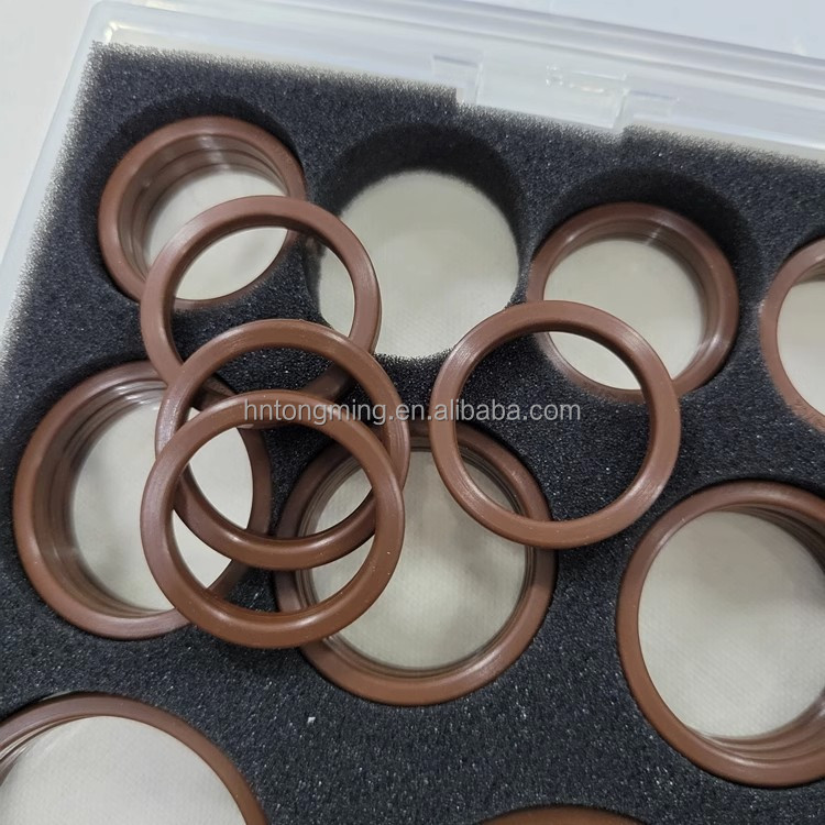 Carter Excavator Special Flange Pipe Head Oil Seal Flat Fluorine Rubber Sealing Ring O-ring D-shaped square Ring Boxed High Temp