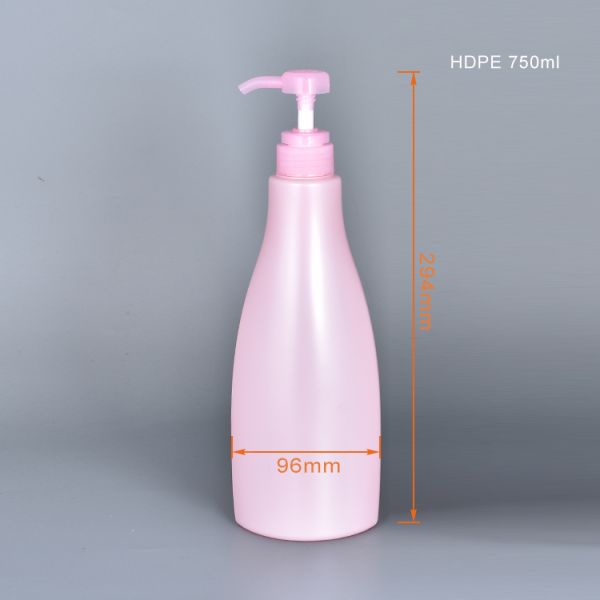 Kitchen Cleaner Liquid Pump Bottle 750ml Pump Dispenser Bottle With Screen Printing